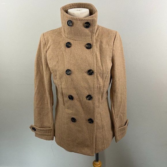 NWT THREAD & SUPPLY‎ Tan Camel Button Down Sweater Jacket (S) - Picture 2 of 8